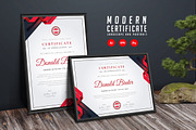 574. Modern Certificate Template, a Stationery Template by CreativeRezwan (Thumbnail 2 of 3)