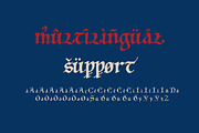 Mainz manuscript 2 fonts set, a Blackletter Font by kaer_shop (Thumbnail 7 of 14)
