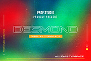Desmond - Wide Display Typeface, a Sans Serif Font by PROF STUDIO (Thumbnail 1 of 4)
