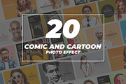 20 Comic and Cartoon Photo Effect, a Brushes & More by NanoAgency (Thumbnail 1 of 2)