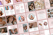 50 Pink Skincare Instagram posts, a Social Media Template by Studio K (Thumbnail 9 of 9)