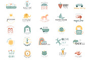 Kids Logo Templates, a Branding & Logo Template by Katya_lu (Thumbnail 3 of 9)