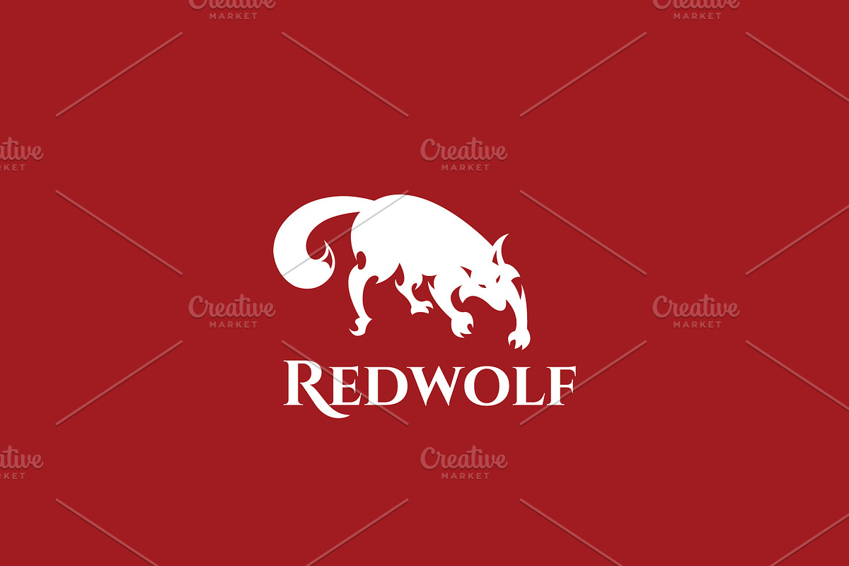 Dark Fire Wolf From Hell Logo, a Branding & Logo Template by ashenterprise (Photo 3 of 3)