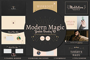Youtube: Modern Magic Branding Kit, a Social Media Template by Liseno Designs (Thumbnail 1 of 6)