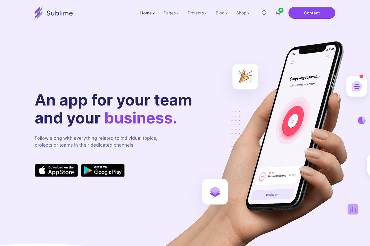 CreativeMultipurpose WordPress Theme, a WordPress Template by UInstrument (Photo 9 of 10)