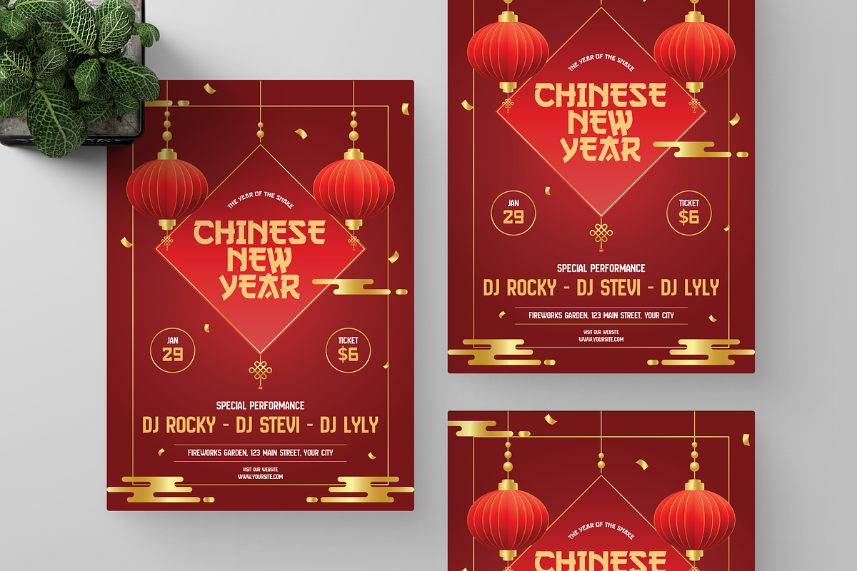 Chinese New Year Flyer, a Flyer Template by Annora Studio (Photo 5 of 5)