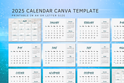 2025 CALENDAR CANVA TEMPLATE, a Stationery Template by The Little Lily Studio (Thumbnail 4 of 5)