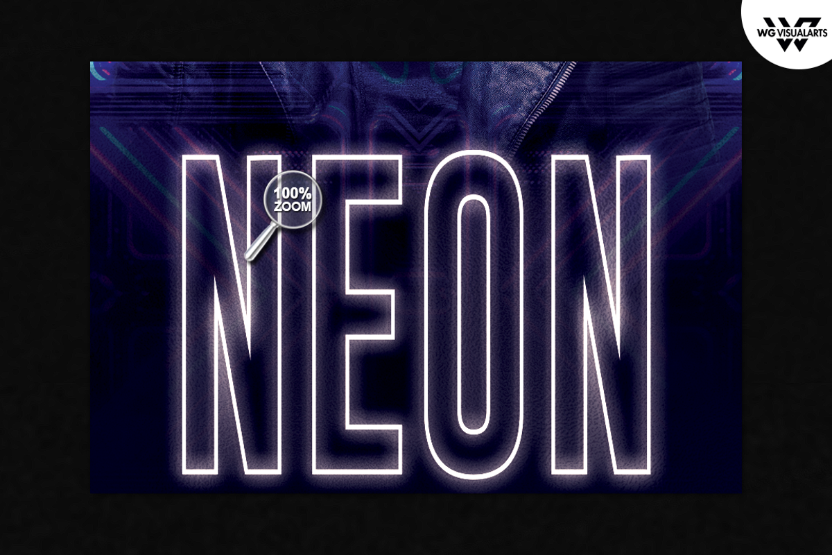 NEON ELECTRO Flyer Template, a Flyer Template by WG DESIGN (Photo 4 of 4)