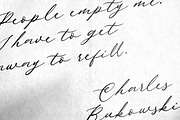 Rusthand - Rough Script, a Script Font by Bale Type (Thumbnail 5 of 9)