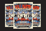 Halloween Night Party Flyer, a Flyer Template by Muhamad Iqbal hidayat (Thumbnail 1 of 4)