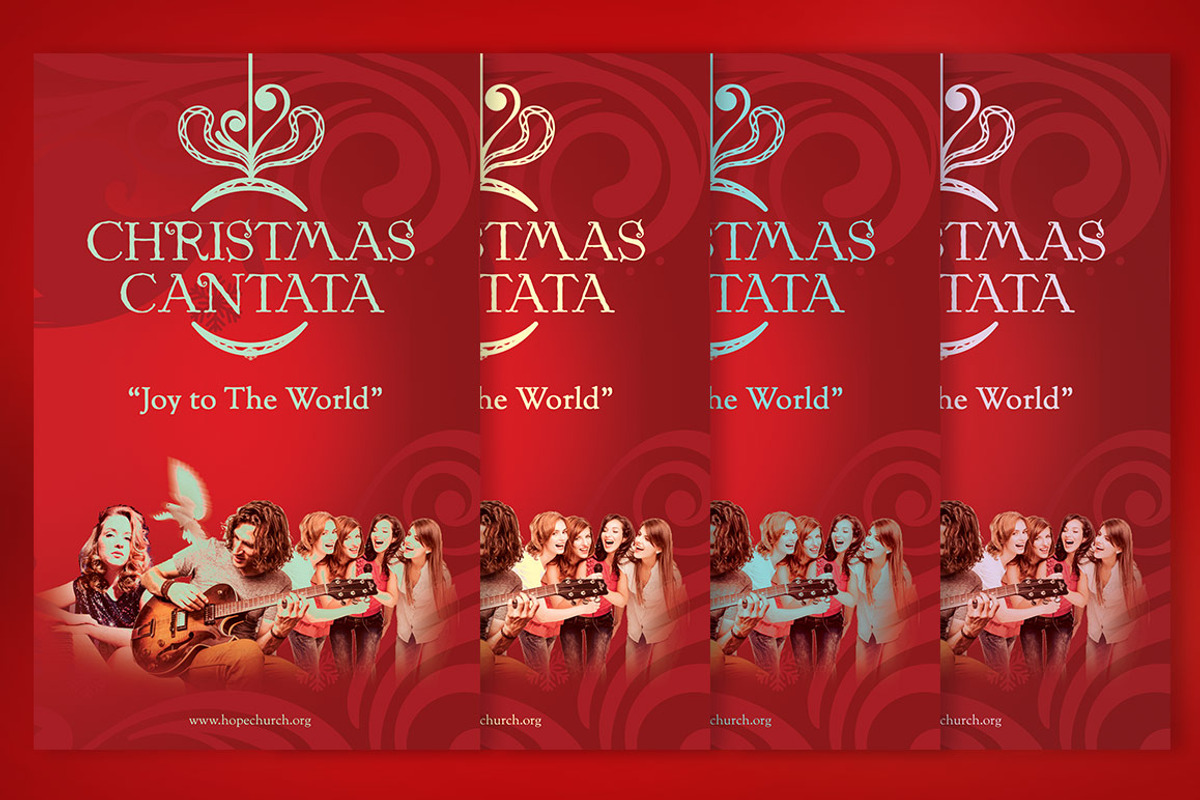 Christmas Cantata Program Template, a Brochure Template by Godserv Designs (Photo 5 of 5)