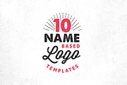 10 Name Based Logo Templates, a Branding & Logo Template by TomAnders (Thumbnail 1 of 5)