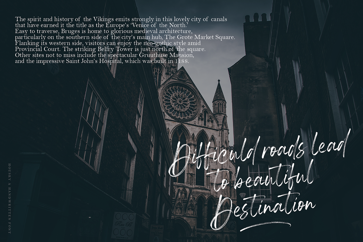 Housky - Handwritten Font, a Script Font by Megi Satyo Widodo (Photo 11 of 13)