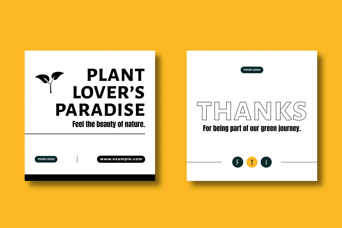 Fresh Botanical Social Media Post, a Social Media Template by MightyDesign (Photo 5 of 8)