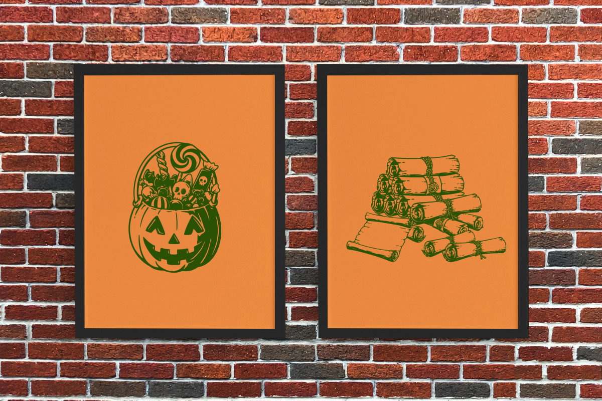 Halloween 209 Stamps Collection, a Brush Add-On by vectstudio (Photo 37 of 39)