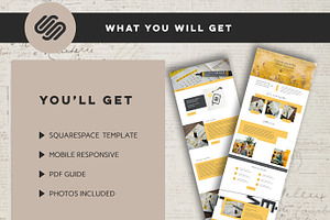 SQUARESPACE COACH Website Template