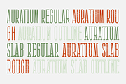 AURATIUM Regular & Slab Typeface, a Slab Serif Font by Alex-Banks Type (Thumbnail 2 of 13)