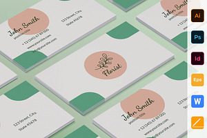 Flower Shop Business Card