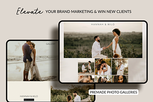 Wedding Photographer Website WIX