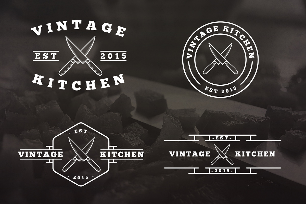 20 Vintage Kitchen Logos, a Branding & Logo Template by MusiqueDesigns (Photo 5 of 5)