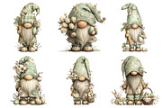 Whimsical Easter Gnome Clipart, an Illustration by designcity5 (Thumbnail 5 of 5)