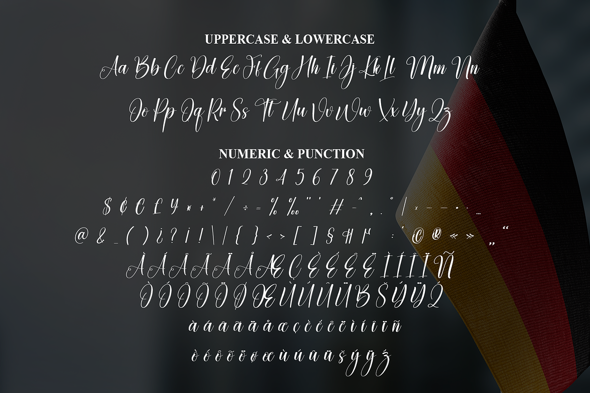 Deutsch | Script Font, a Handwritten Font by Scratchones (Photo 7 of 9)