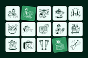 Animated Medical Doodles Set, an Outline Icon by Vectors Market (Thumbnail 3 of 5)