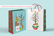 Christmas Critters Illustration Pack, an Animal Illustration by Quirky Queen Media (Thumbnail 6 of 9)