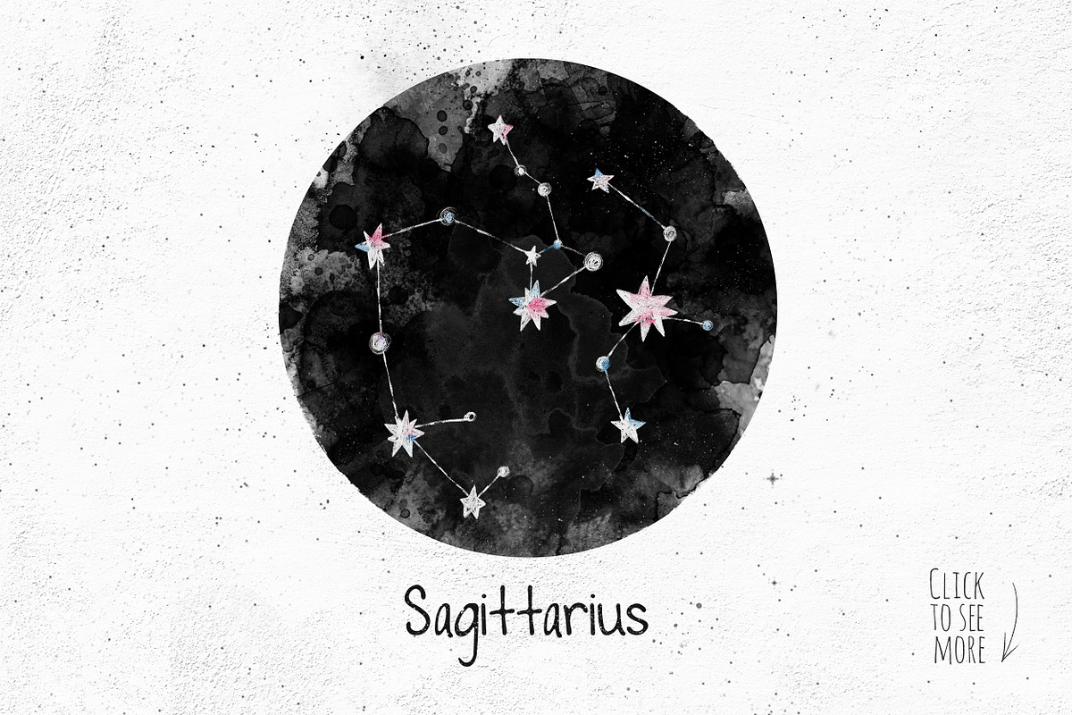 Magic Zodiac Constellations + Bonus, a Decorative Illustration by anvinoart (Photo 9 of 10)