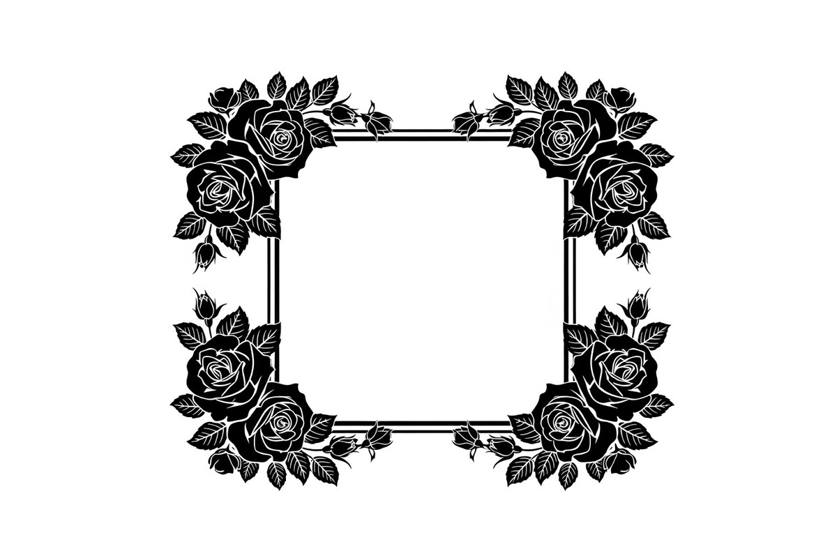 Floral Decorative Frame Vector Bundl, an Illustration by musafir_fashion (Photo 10 of 51)