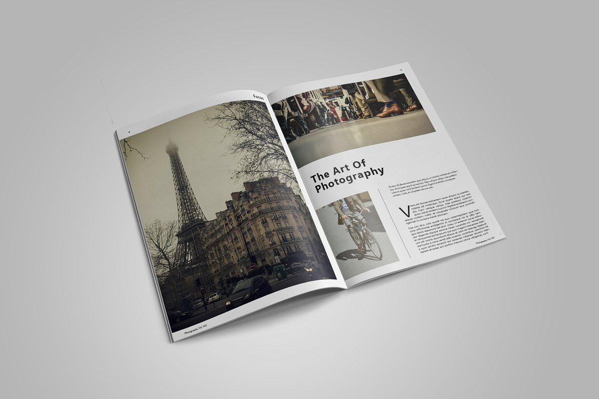 Photograph Magazine Template, a Magazine Template by Bookrak Graphic Design (Photo 3 of 13)