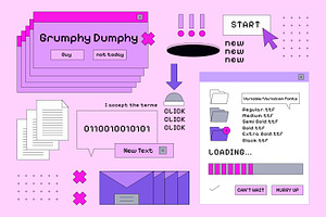 Grumphy Dumphy - Variable Fonts