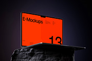 E-Mockups: MacBook Air, a Mac Mockup by ls.graphics (Thumbnail 8 of 8)