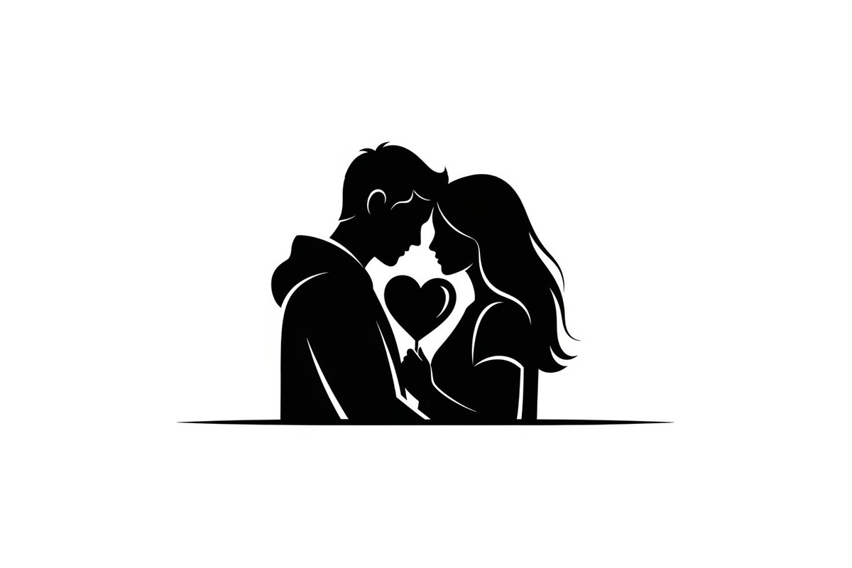 Couple Love Silhouette Bundle, an Illustration by jahid234 (Photo 6 of 48)