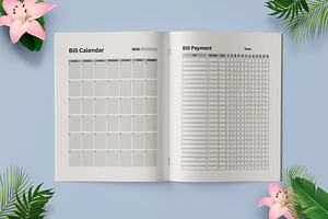 Bill Tracker Bundle Canva Interior