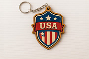 USA Patriotic Keychain SVG Bundle, a Pattern Graphic by Pinnacle PNGs (Thumbnail 5 of 11)