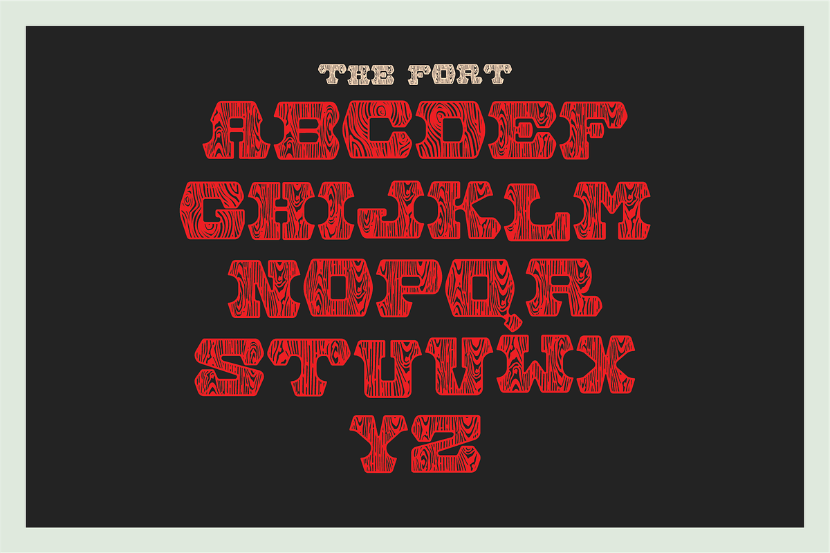 The Fort | A Rustic Display Font, a Serif Font by Bend Industries (Photo 5 of 6)