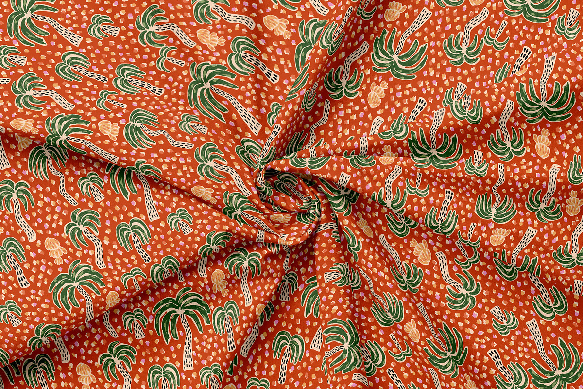 Hand drawn tropical floral patterns, a Pattern Graphic by Tani Kuzminka (Photo 3 of 22)