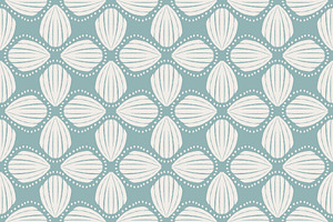Abstract Floral Ikat Pattern, a Pattern Graphic by PPEthnicDecorPattern