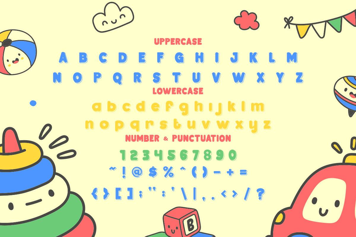 Bloksy 4 Style Shadow Font, a Font by PutraCetol Studio (Photo 8 of 8)