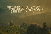 Sunglow Font Duo, a Script Font by Deeezy (Thumbnail 3 of 7)