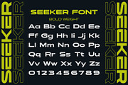 Seeker - Wide Sporty Branding Font, a Sans Serif Font by Asenbayu (Thumbnail 13 of 15)