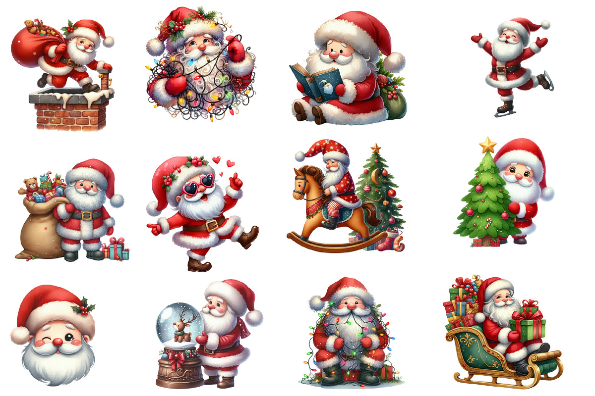 Santa Claus Clipart, an Illustration by Designworld (Photo 2 of 6)