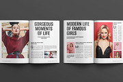 Fashion Magazine Design Layout, a Magazine Template by E-Type (Thumbnail 3 of 8)