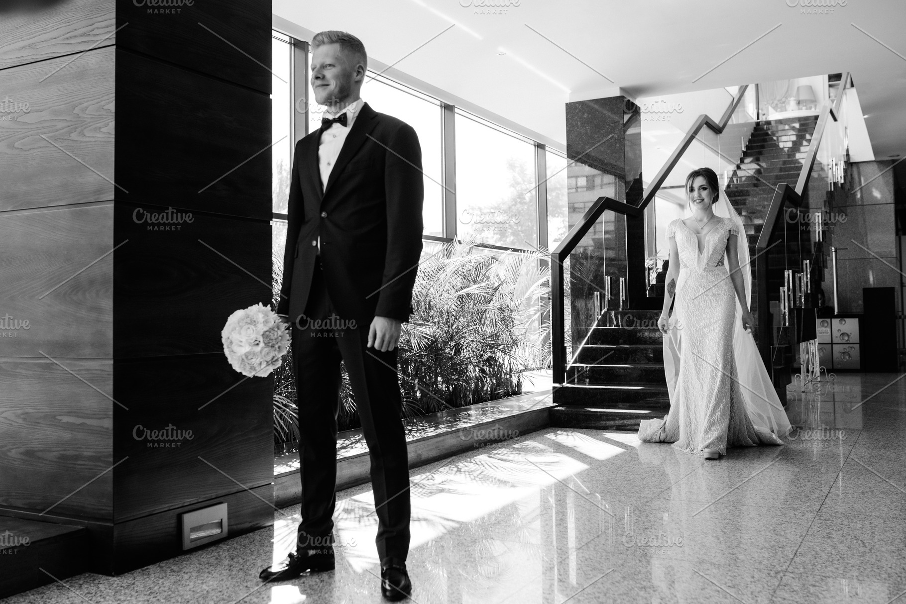 first meeting of the bride and groom, a Person Photo by Weddings, People, Travel