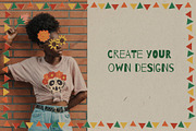 Dia De Los Muertos graphic retro set, a Seasonal Illustration by Paper Cherry (Thumbnail 14 of 16)