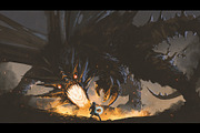 Fantasy dragon illustration set, an Illustration by Grandfailure (Thumbnail 6 of 6)