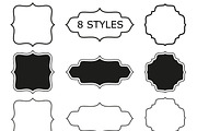 30 frames, 8 styles - vector EPS, a Graphic by Wild Rose (Thumbnail 3 of 4)