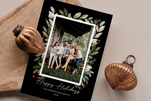 Christmas Card Template CD216