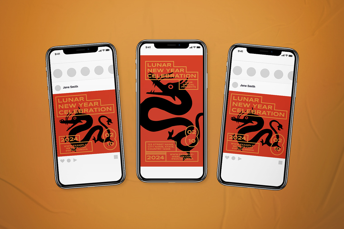 Lunar New Year Celebration Flyer Set, a Flyer Template by The Good Store (Photo 2 of 2)